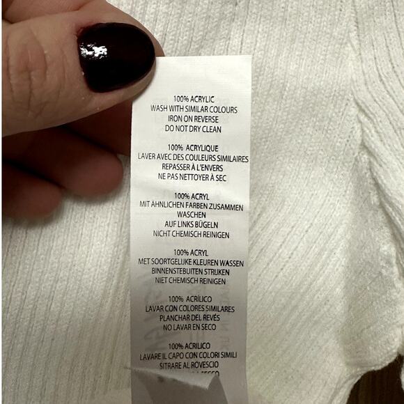 Nasty Gal License to Chill Ribbed Button Down Cardigan Size 6 - Picture 6 of 8